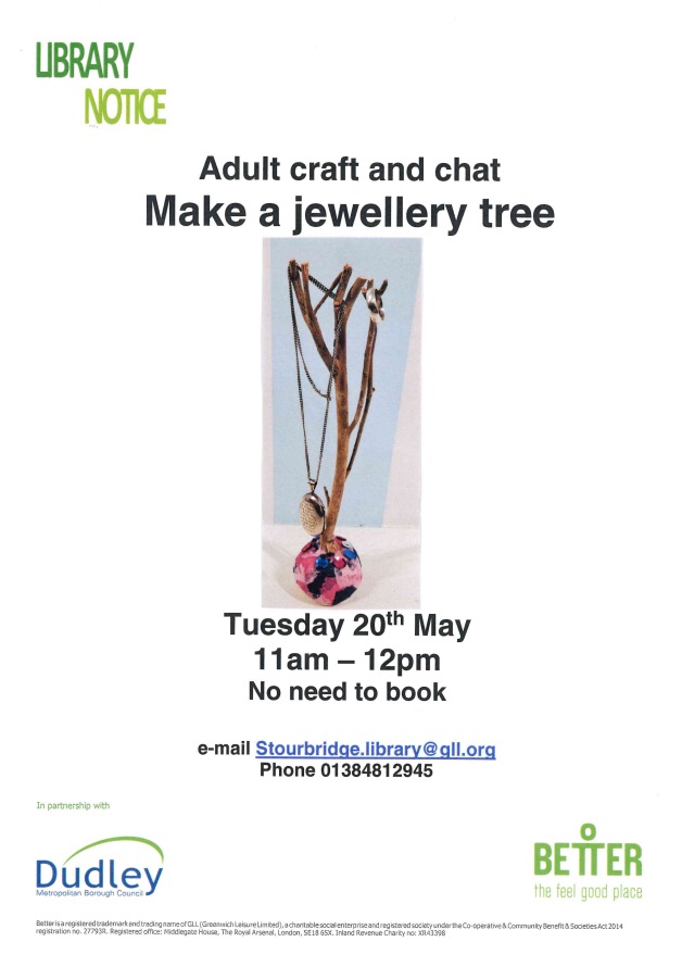 Stourbridge Library - Adult Craft and Chat